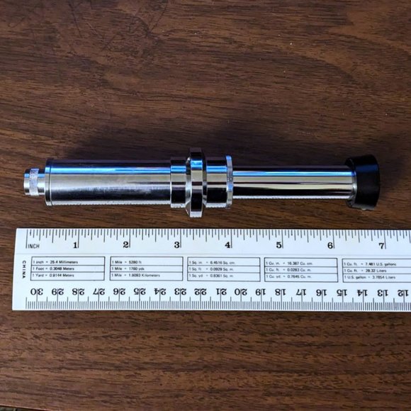 Rare Vintage (mid 19th Century) Field Microscope & Blue Light Lamp by Milben - Picture 14 of 15